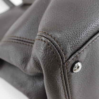 CHANEL Tote Bag Calfskin Brown Executive tote