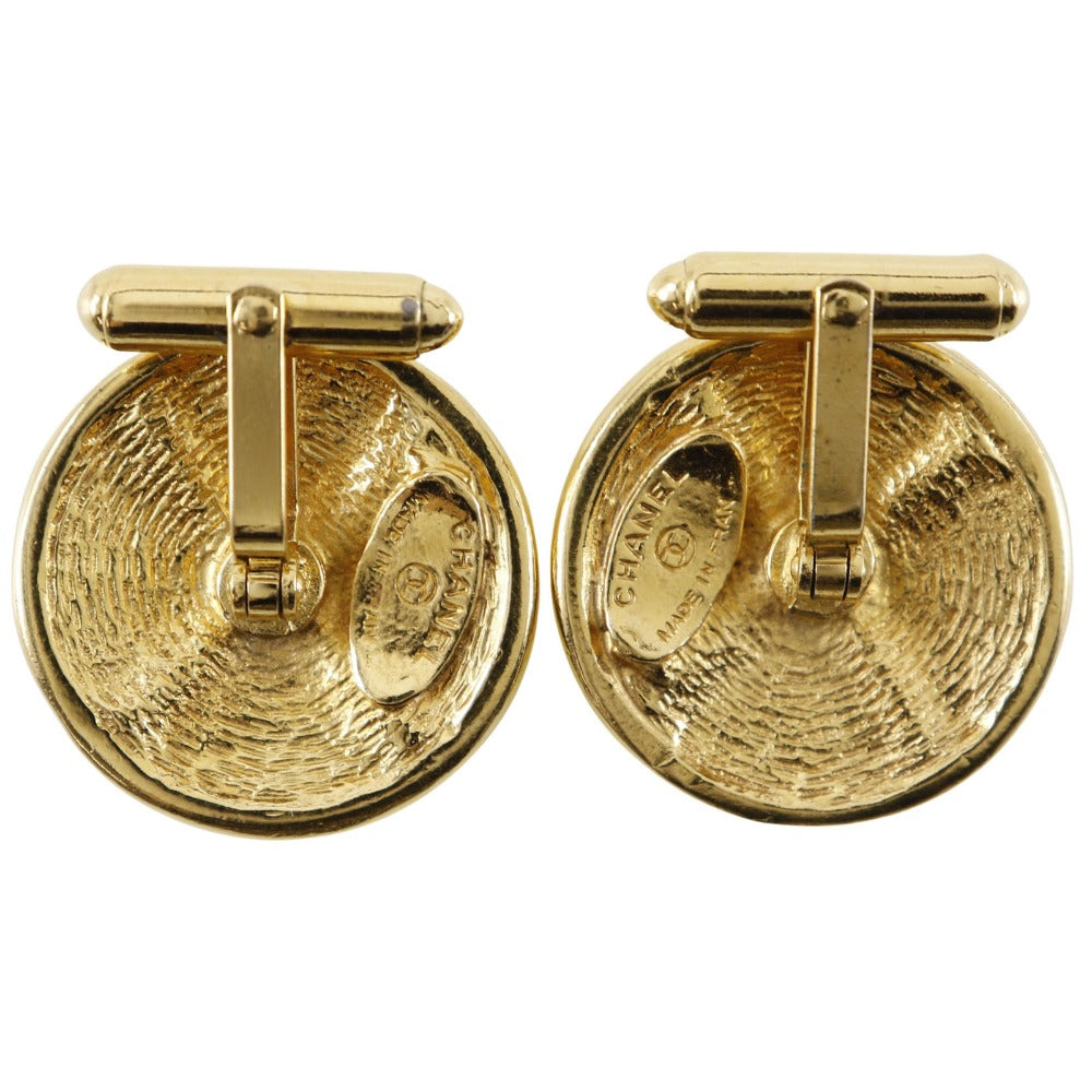 CHANEL cuffs Plated Gold gold vintage Matrasse