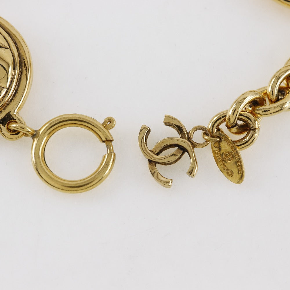CHANEL bracelet Plated Gold gold Matrasse COCO Mark