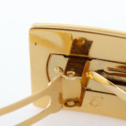 CHANEL Valletta Plated Gold gold logo