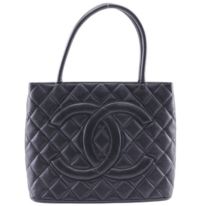 CHANEL Tote Bag Caviar skin black Replica Tote