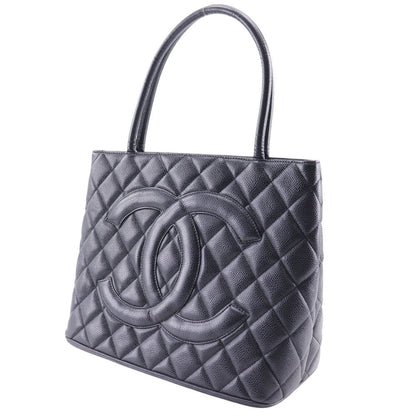 CHANEL Tote Bag Caviar skin black Replica Tote