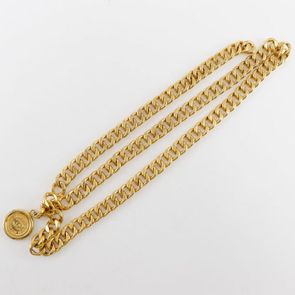 CHANEL belt Plated Gold gold COCO Mark Coin Chain belt