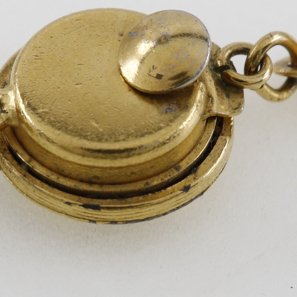Chanel Vintage Long Chain Necklace Gold Plated