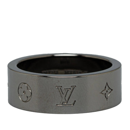 Gray Louis Vuitton LV Instinct Gunmetal Ring