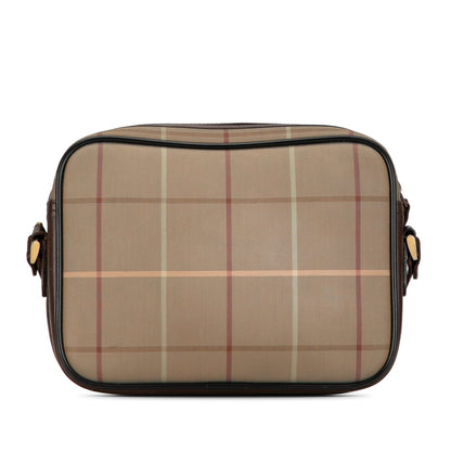 BURBERRY Vintage Check Canvas Crossbody Crossbody Bag
