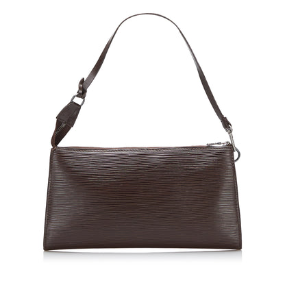 LOUIS VUITTON Epi Pochette Accessoires Brown