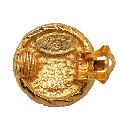 CHANEL CC Clip On Earrings Costume Earrings