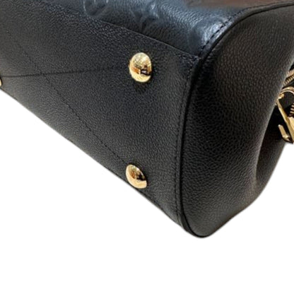 Louis-Vuitton Montaigne MM Empreinte Black GHW
