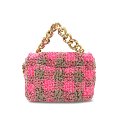 CHANEL Mini Tweed 19 Flap Satchel