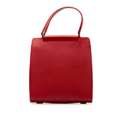 Red Louis Vuitton Epi Figari PM Handbag