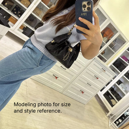 Chanel 25 Mini Hobo Bag in Black Caviar and AGHW (Model: AS5631)