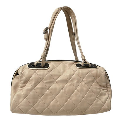 Chanel Hand Bag Leather WHT 11336245