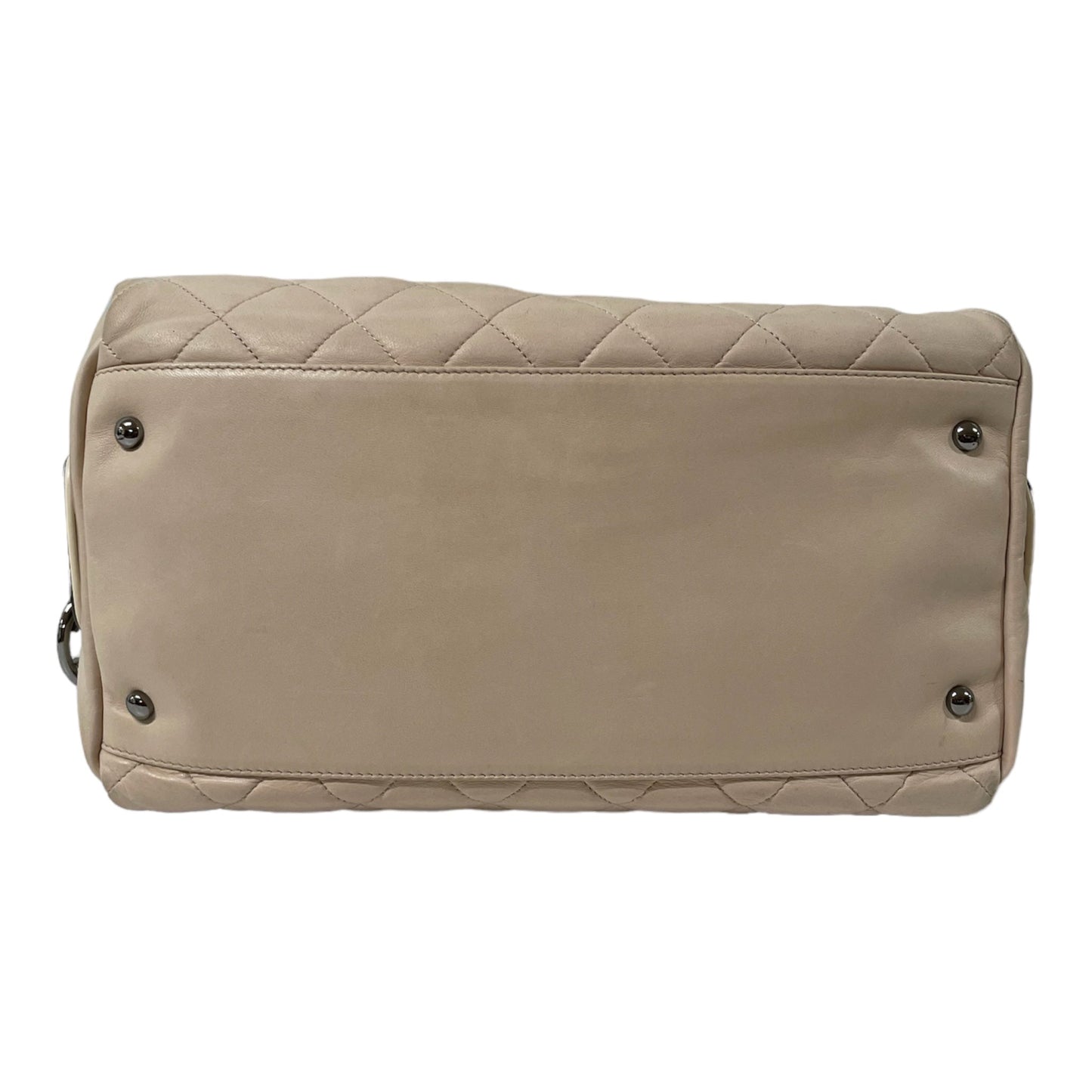 Chanel Hand Bag Leather WHT 11336245