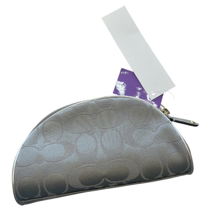 Makeup Bag Designer By Coach In Grey, Size:Small