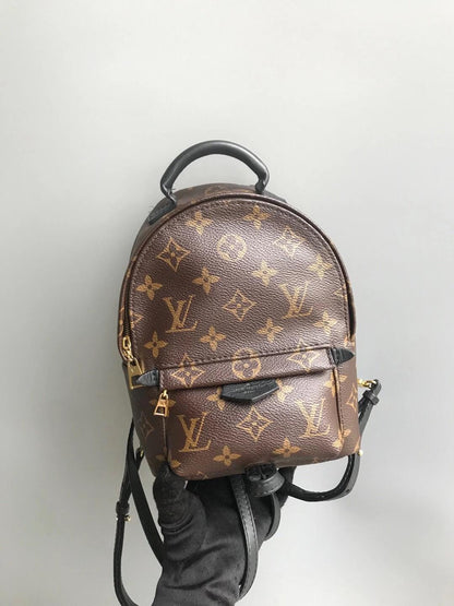Louis-Vuitton Palm Springs Monogram Mini Canvas Backpack