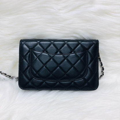 WOC Quilted Lambskin Leather with Burgundy Interior