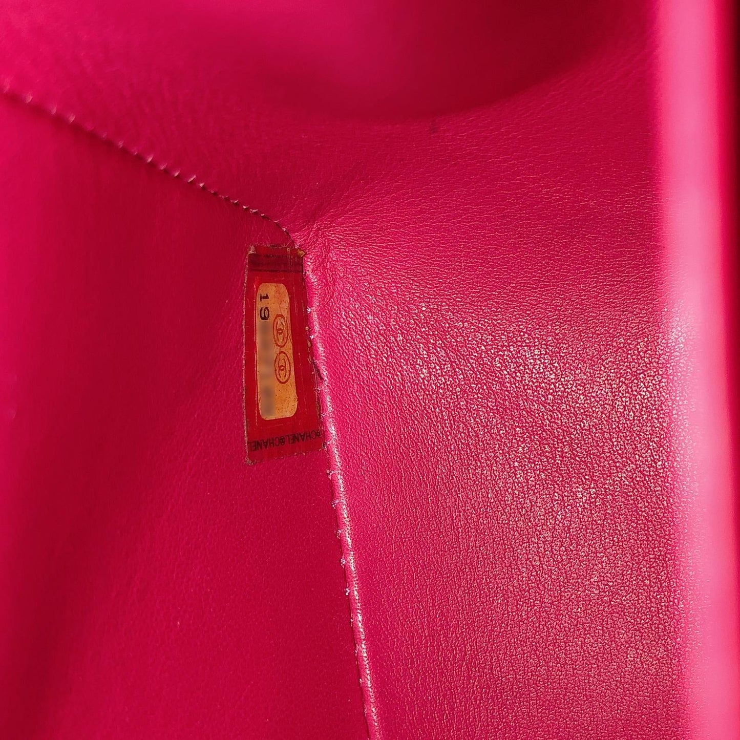 Classic Flap Medium Bag Python Leather Pink