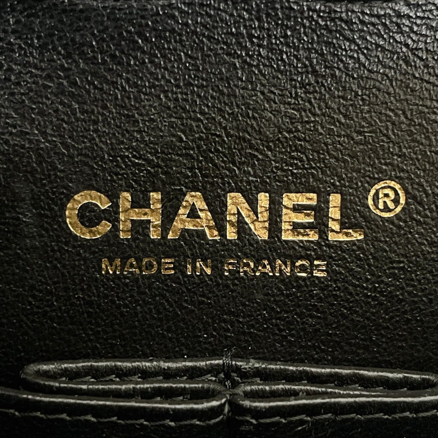 Medium Classic Double Flap Patent Black GHW