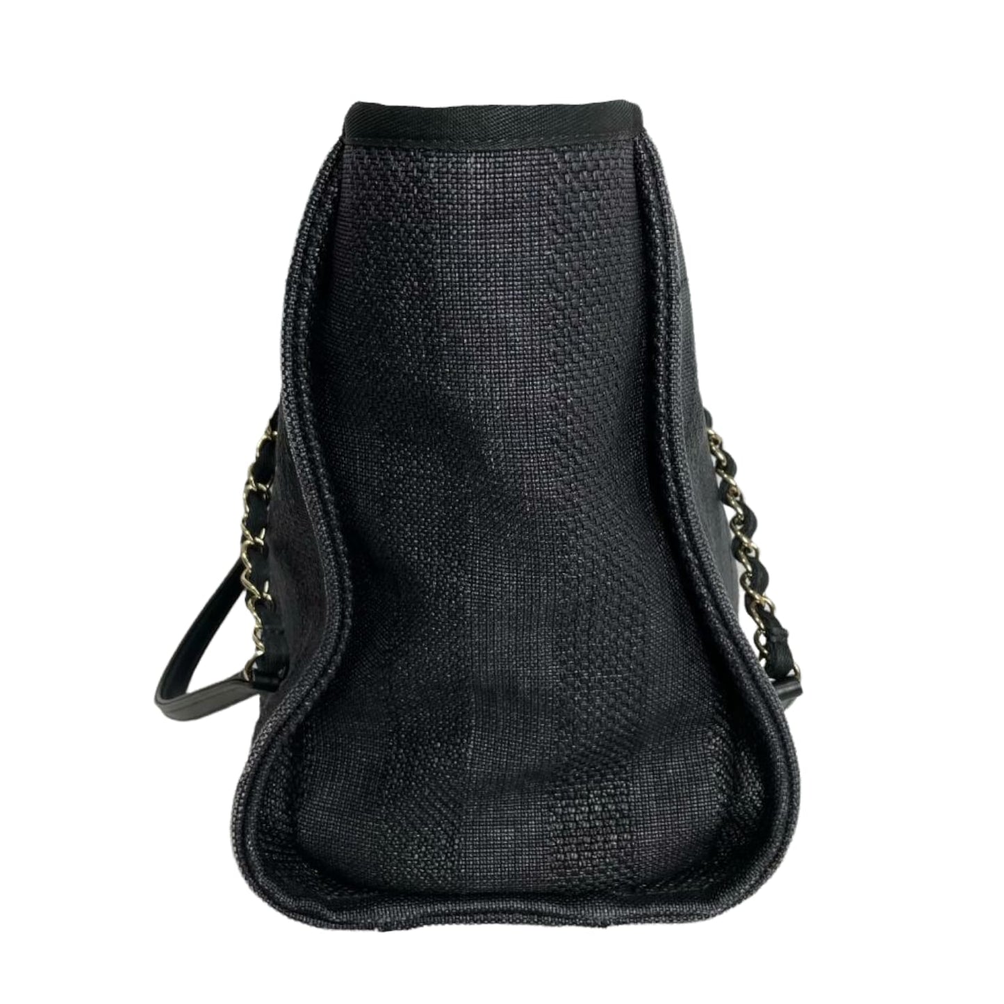 Small Deauville Canvas Black SHW