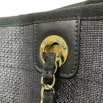 Small Deauville Canvas Black SHW