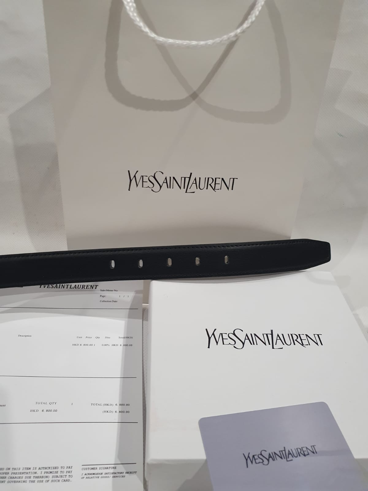 Yves Saint Laurent YSL Belt