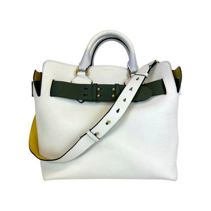 Burberry White Belt Bag Large