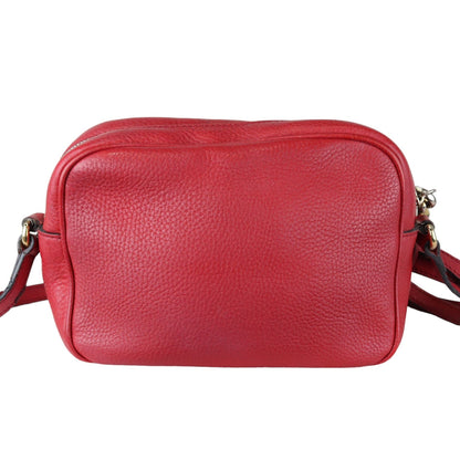 Gucci Soho Disco Bag Small Calfskin Red GHW