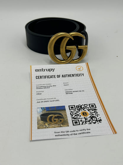 Belt Luxury Designer By Gucci, Size: 80/32