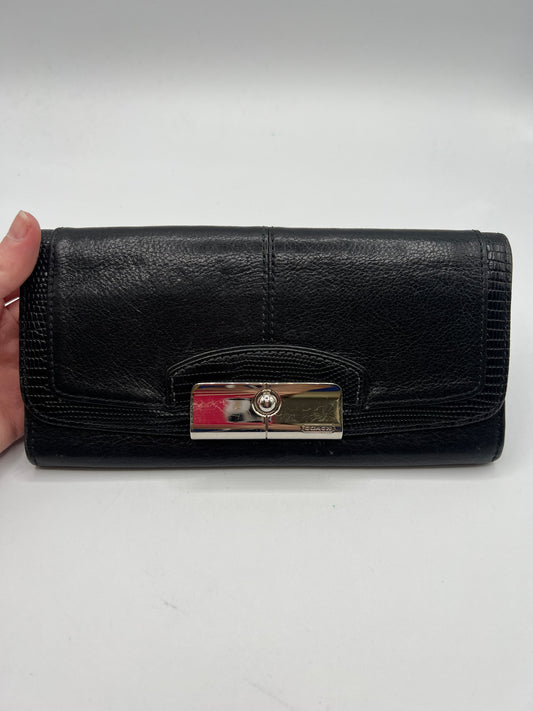 WALLET DESIGNER by COACH In BLACK, Size: LARGE