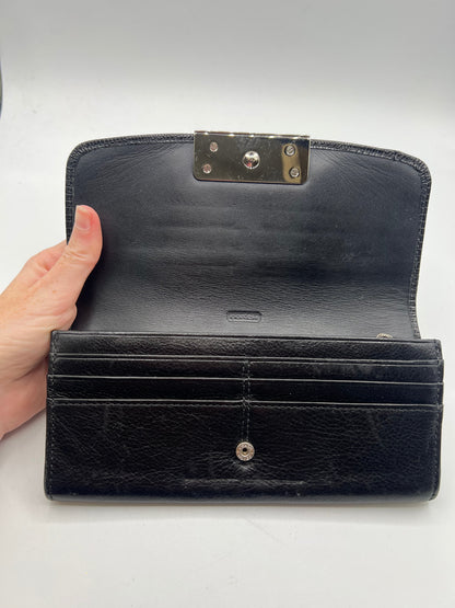 WALLET DESIGNER by COACH In BLACK, Size: LARGE
