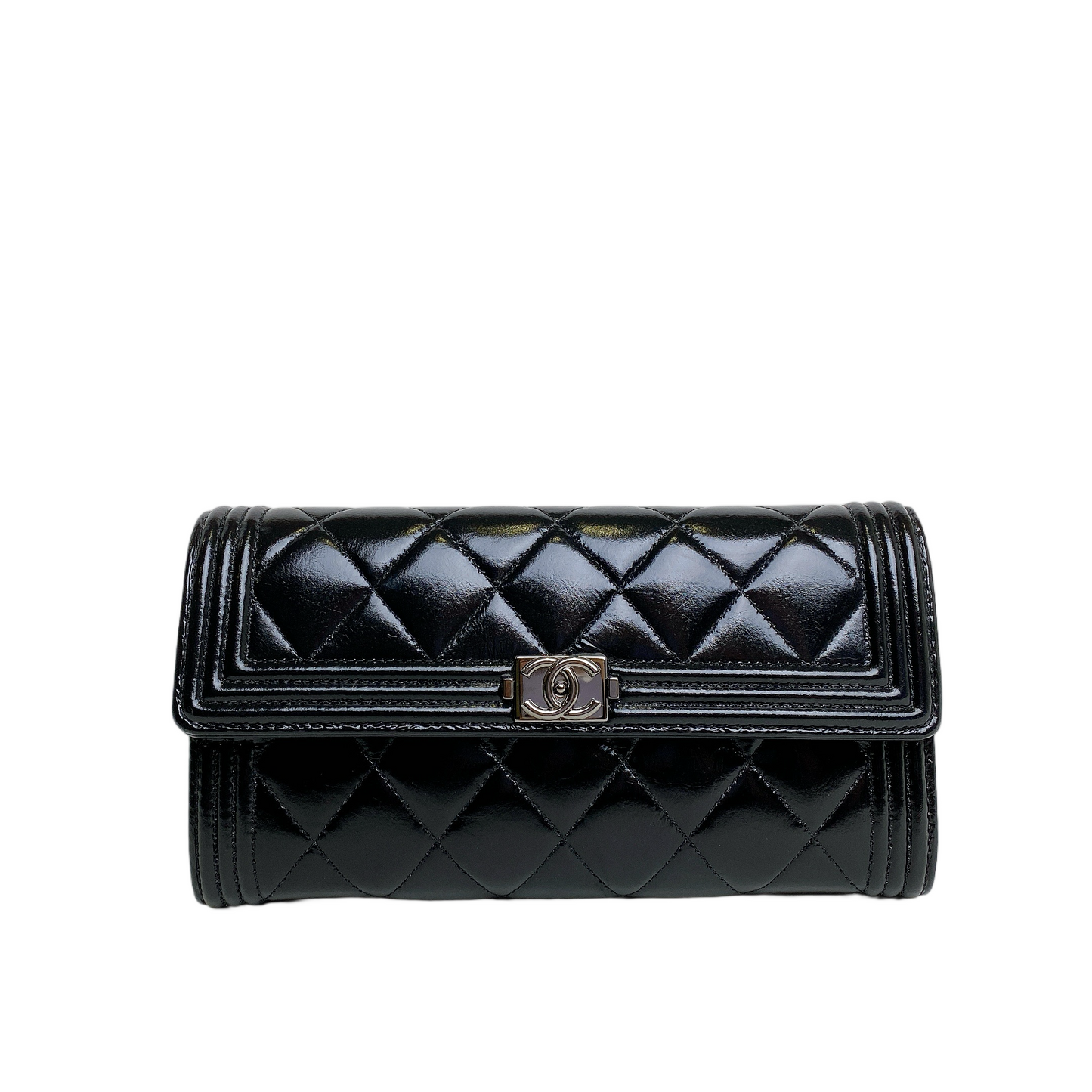 CHANEL BOY LONG WALLET