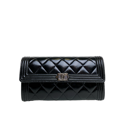 CHANEL BOY LONG WALLET