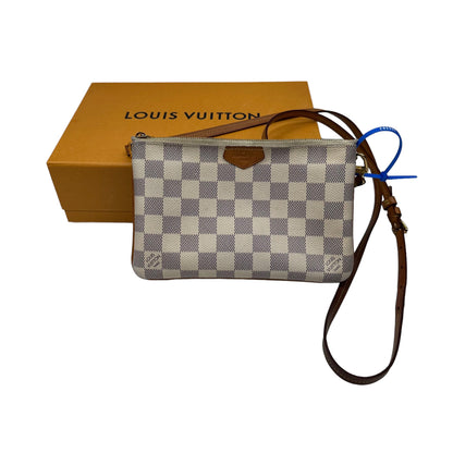 CREAM CROSSBODY Luxury DESIGNER by Louis Vuitton Size:SMALL