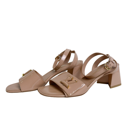 LV HIGH HEEL IN BEIGE