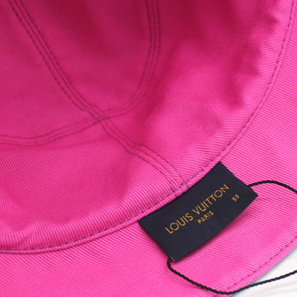 Louis-vuitton Monogram Essential Blue Bucket Hat