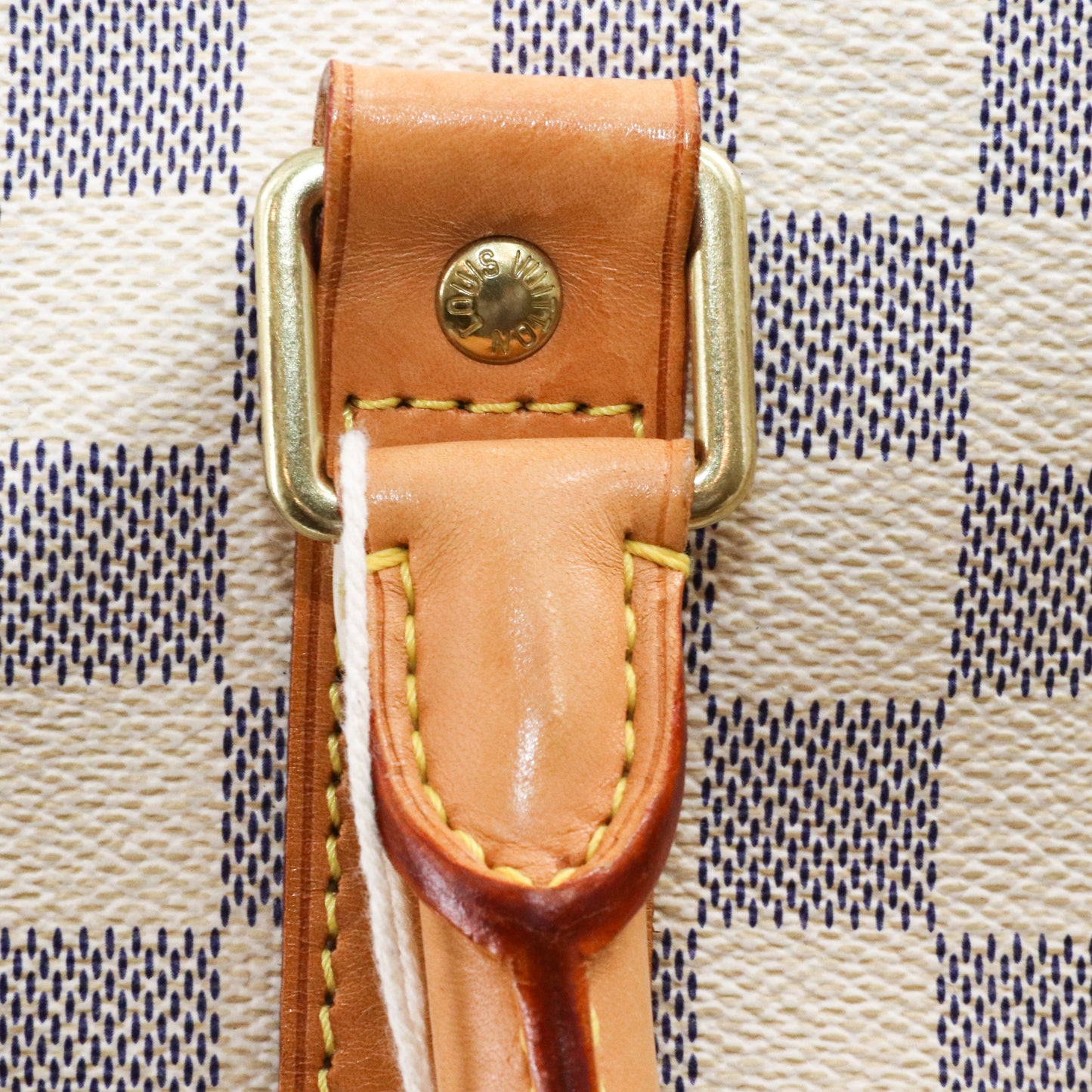 Louis-Vuitton Damier Azur Canvas Keepall Bandoulière 45