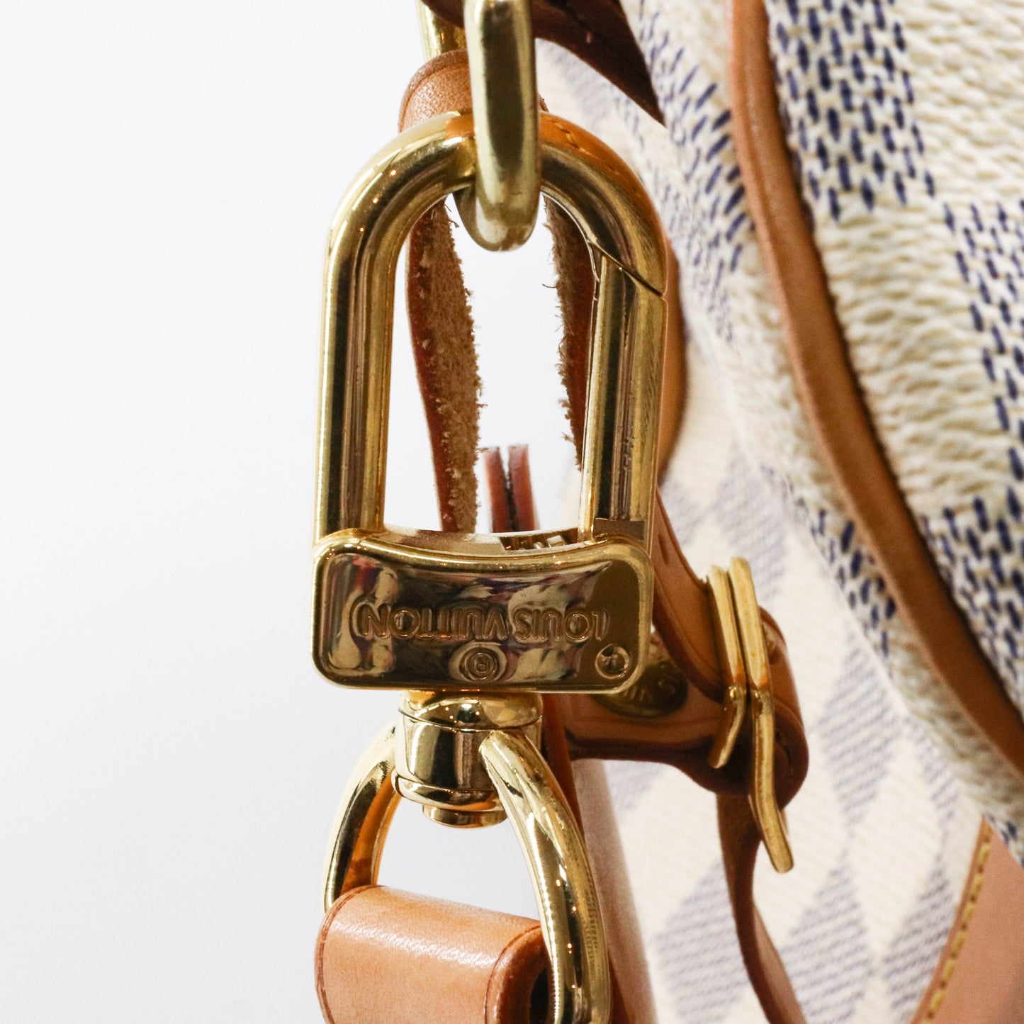 Louis-Vuitton Damier Azur Canvas Keepall Bandoulière 45