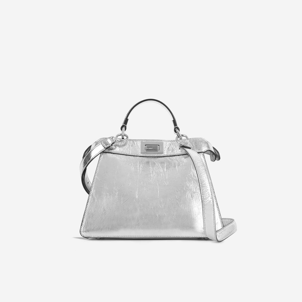 Fendi - Peekaboo ISeeU - Metallic Silver SHW -