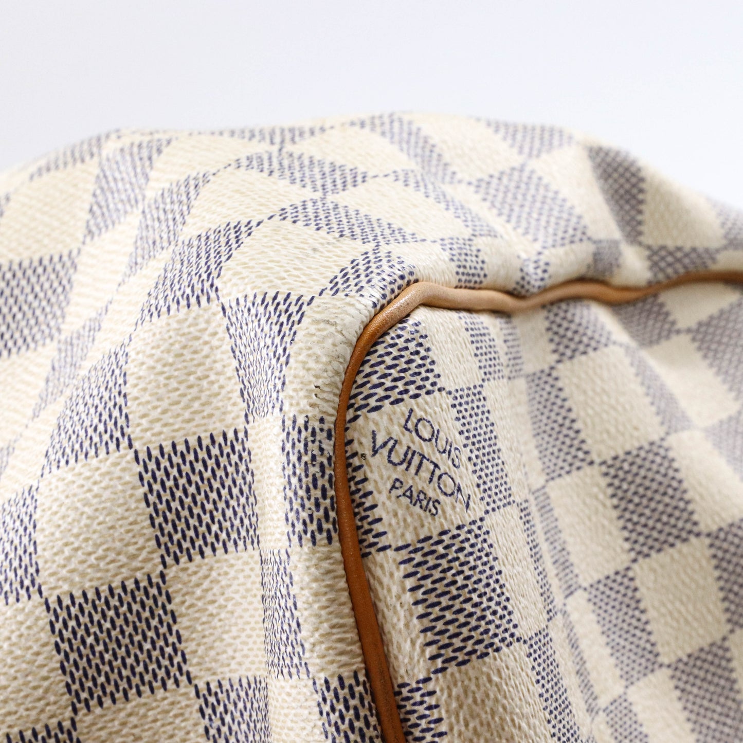 Louis-Vuitton Damier Azur Canvas Keepall Bandoulière 45