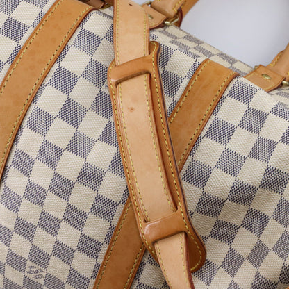 Louis-Vuitton Damier Azur Canvas Keepall Bandoulière 45