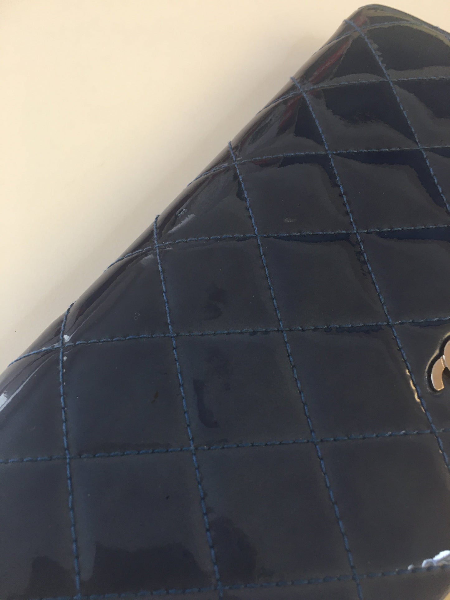 CHANEL Wallet in Blue Patent
