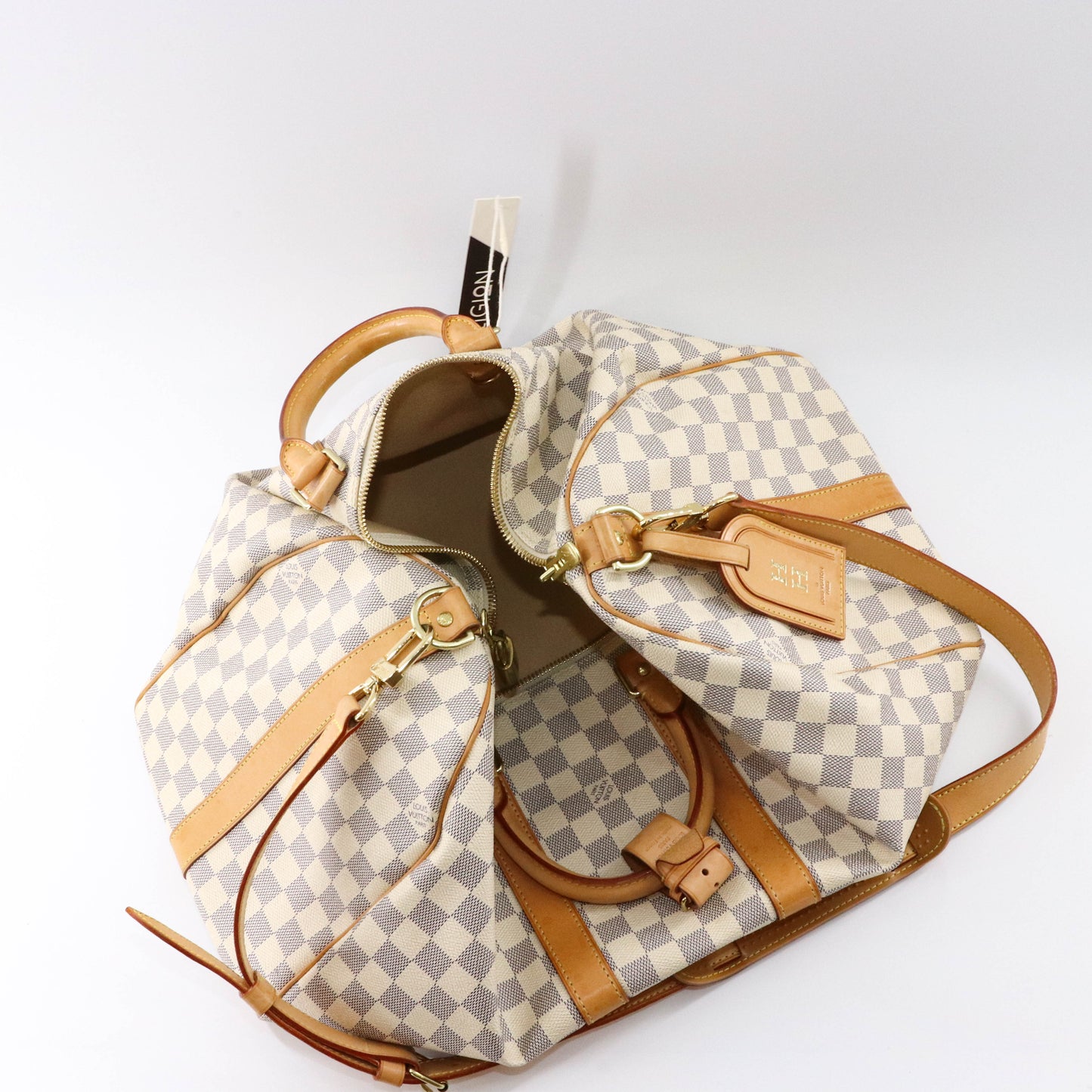 Louis-Vuitton Damier Azur Canvas Keepall Bandoulière 45