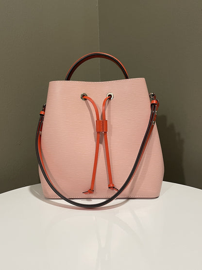 Louis Vuitton Neonoe MM Rose Ballerine / Orange Epi