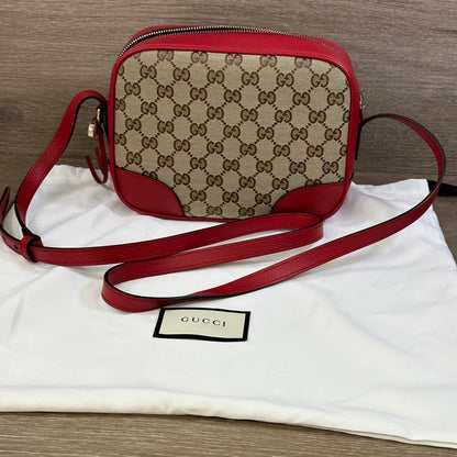 Gucci Bree Crossbody GG Red Leather