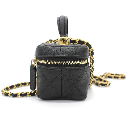 Mini Caviar Vanity Case