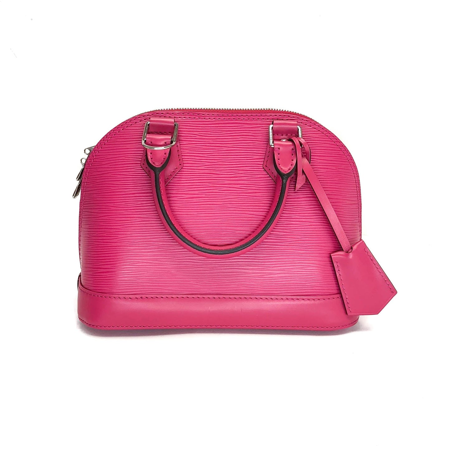 Louis-Vuitton Alma BB Epi Leather Deep Pink