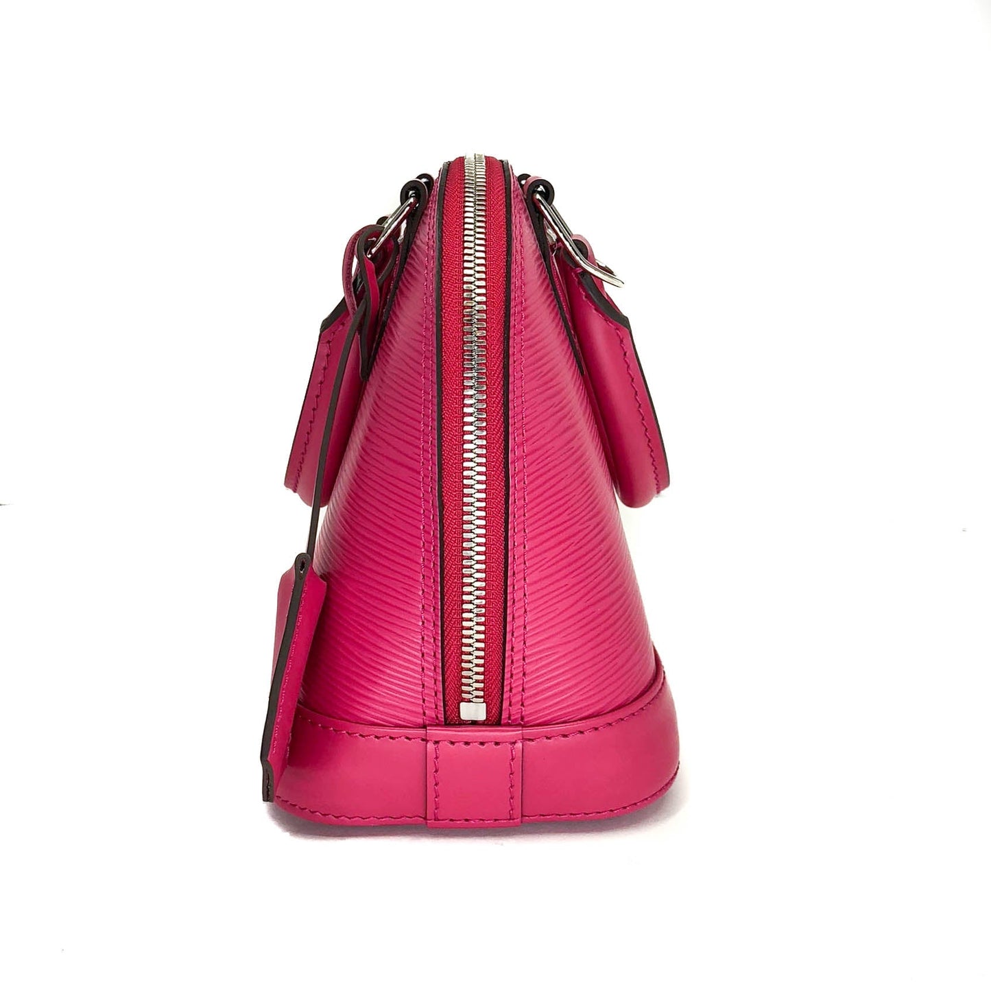 Louis-Vuitton Alma BB Epi Leather Deep Pink