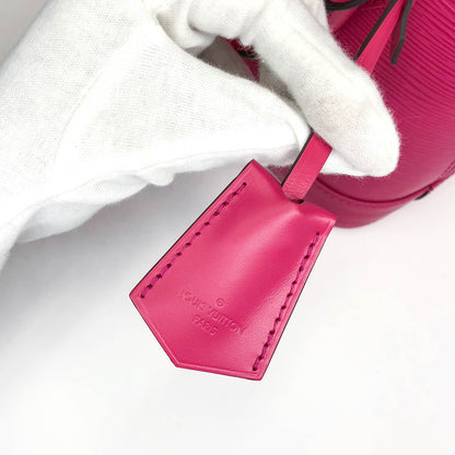 Louis-Vuitton Alma BB Epi Leather Deep Pink