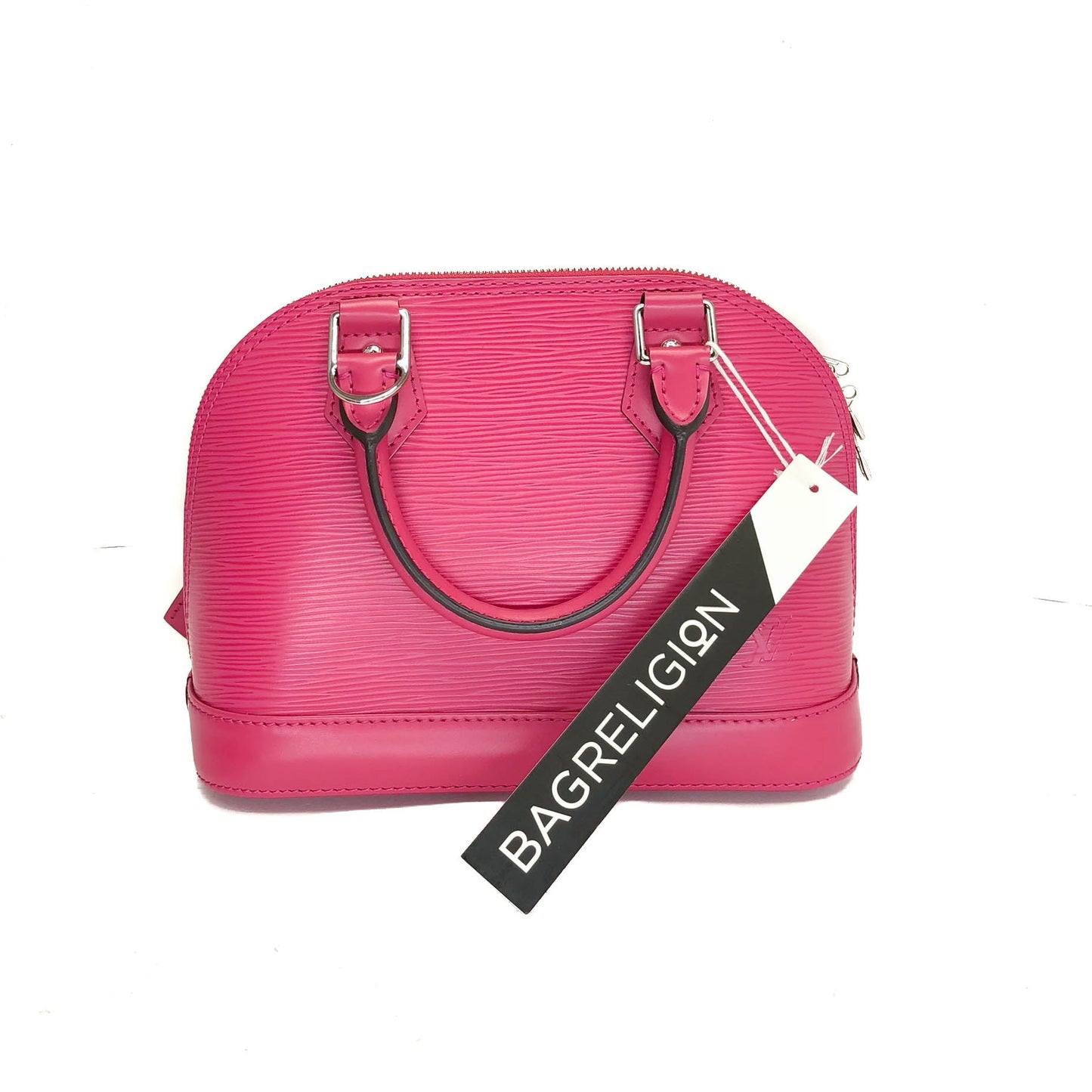 Louis-Vuitton Alma BB Epi Leather Deep Pink